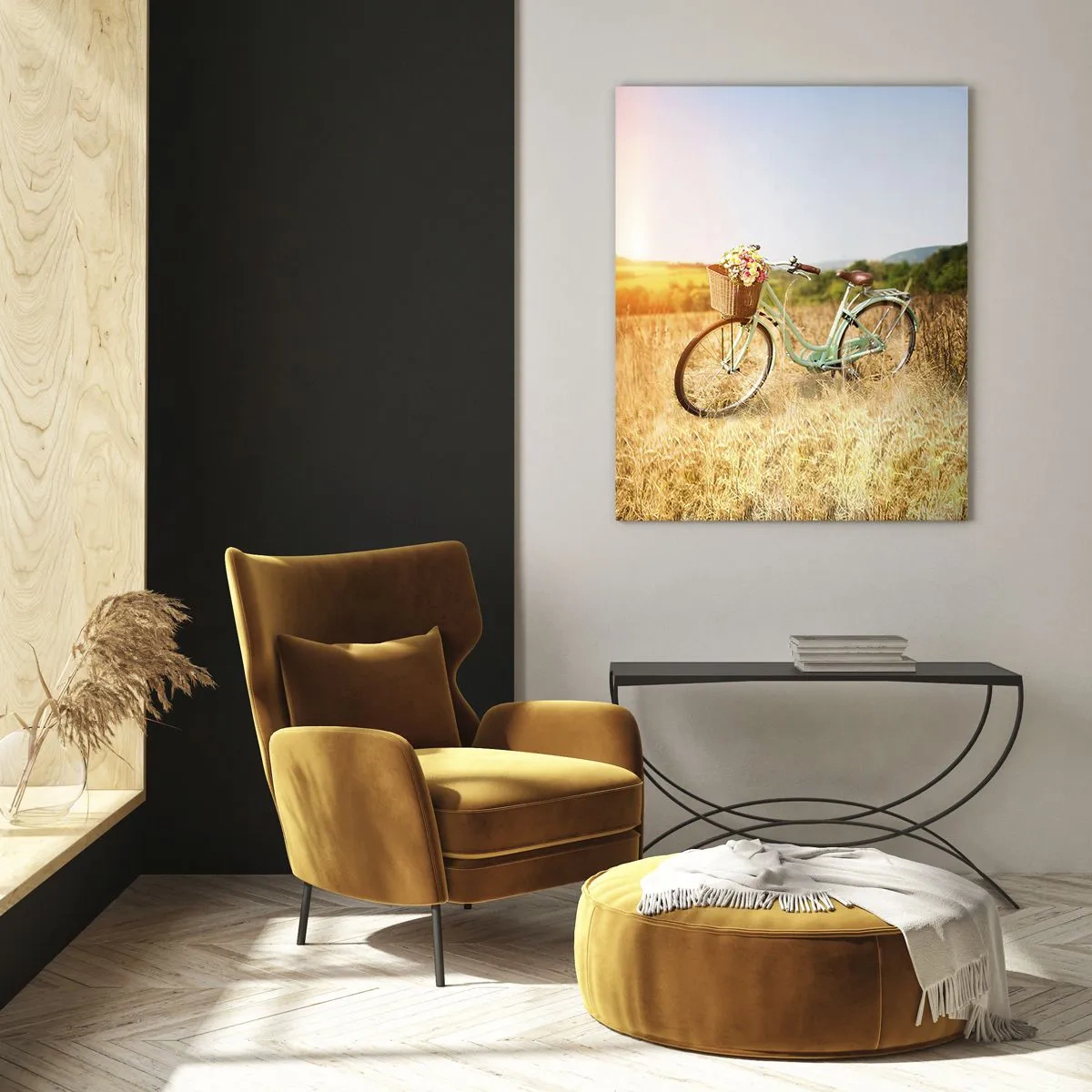 Tablou pe sticlă - Mă odihnesc aici un pic - 50x70 cm