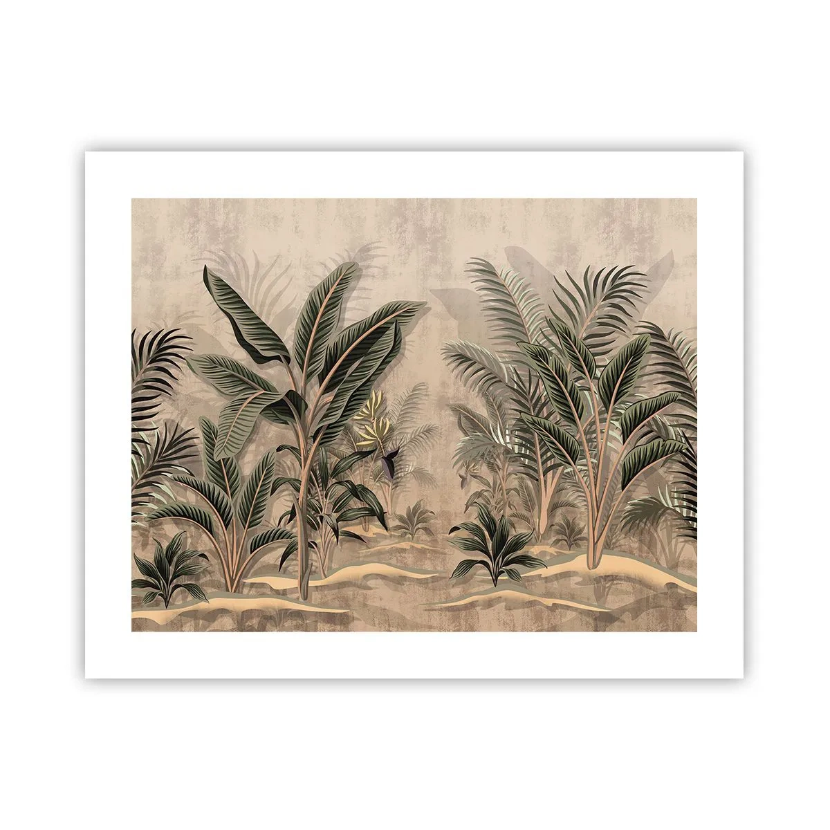 Poster - Gravură în stil colonial - 50x40 cm
