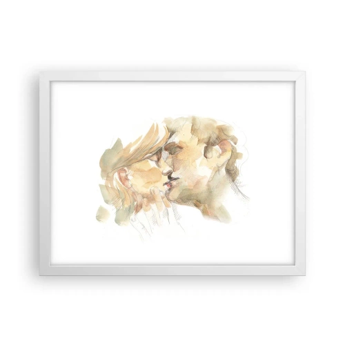 Poster în ramă albă - Jumătatea găsită? - 40x30 cm