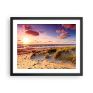 Poster în ramă neagră - Deja aerul de vară miroase - 50x40 cm