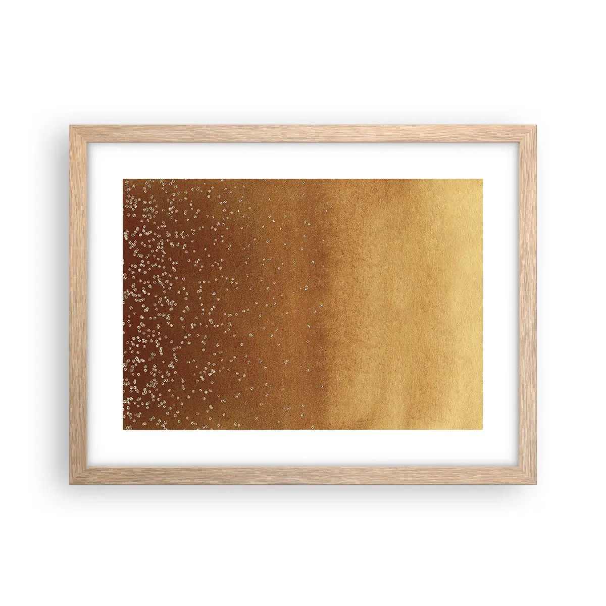Poster în ramă de stejar deschis - Nașterea luminii - 40x30 cm