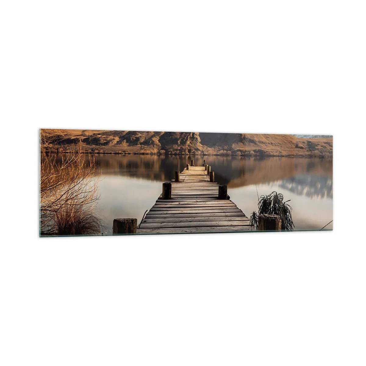 Tablou pe sticlă - Peisaj în tăcere - 160x50 cm