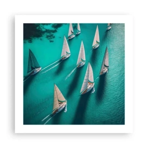 Poster - Cursa cu vântul - 50x50 cm