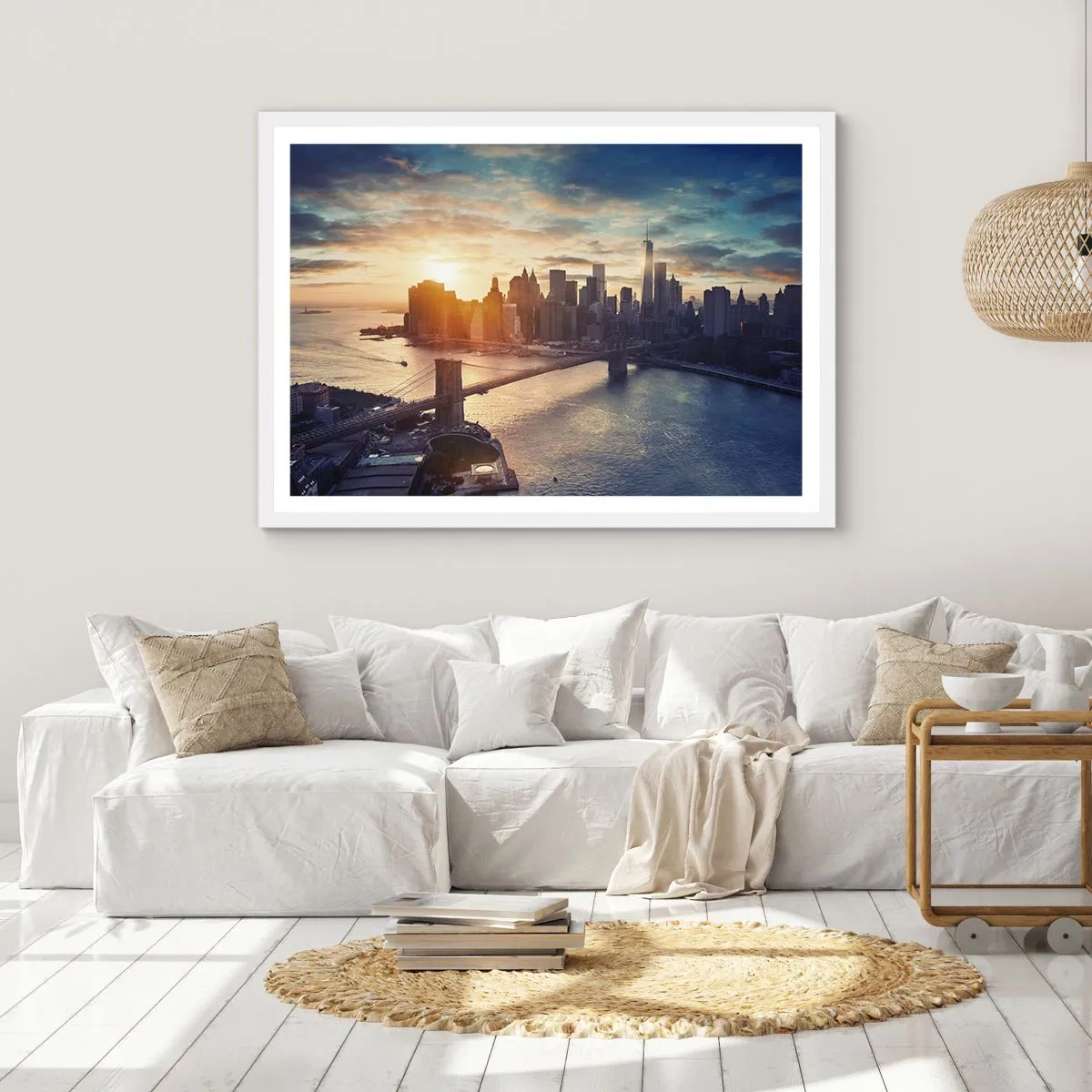 Poster în ramă albă - Un monument al culturii occidentale - 70x50 cm
