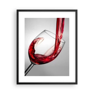 Poster în ramă neagră - Culoare - mișcare - sunet - 40x50 cm