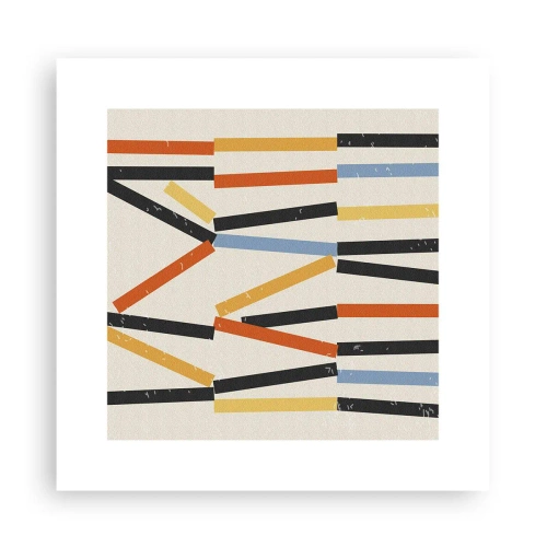 Poster - Compoziție la nivel - 30x30 cm