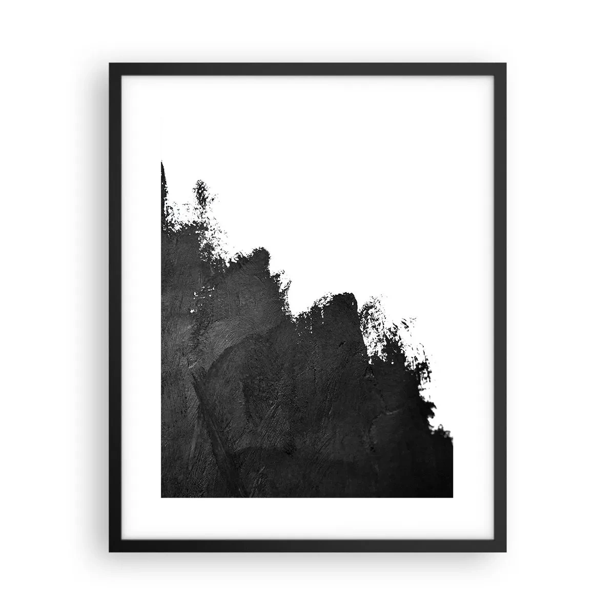 Poster în ramă neagră - Elemente: pământ - 40x50 cm