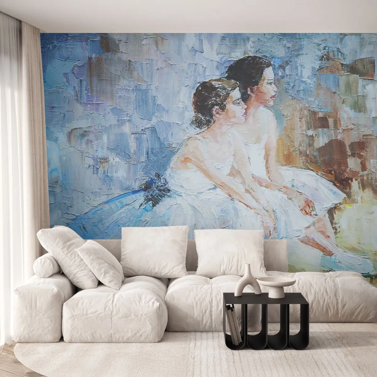 Tapet Standard Eco - Odihna lebedelor tinere - Balerină, Dans, Balet - 400x280 cm