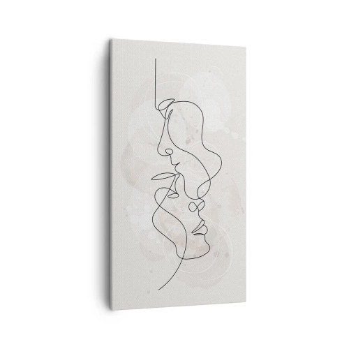 Tablou pe pânză - Încurcați într-o îmbrățișare - 45x80 cm