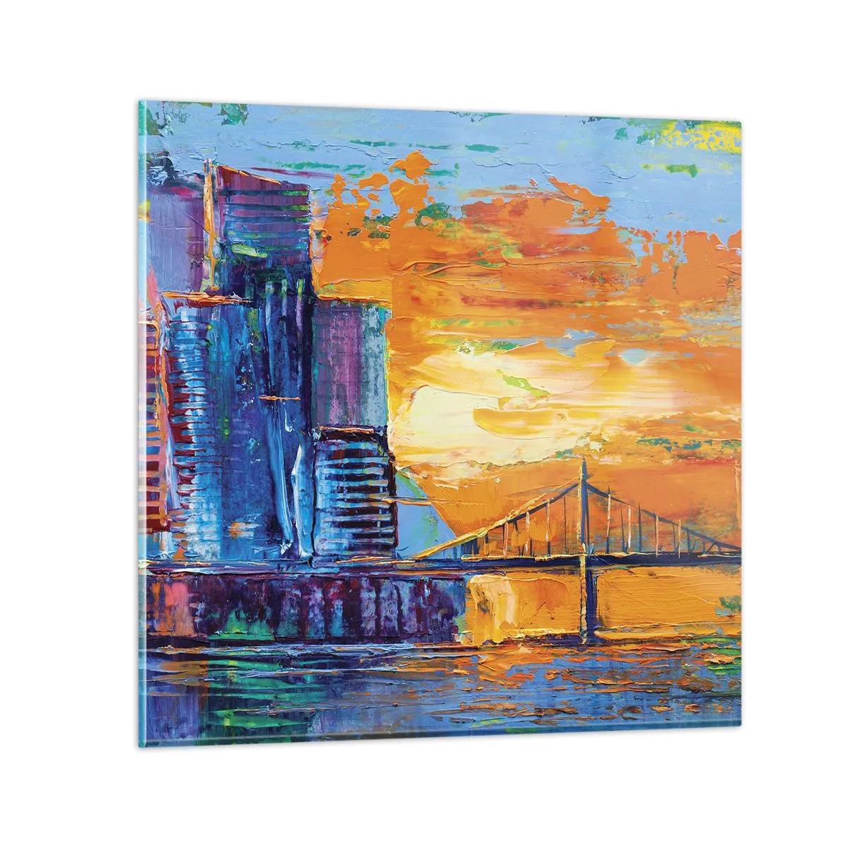 Tablou pe sticlă - Cultură și natură - 50x50 cm