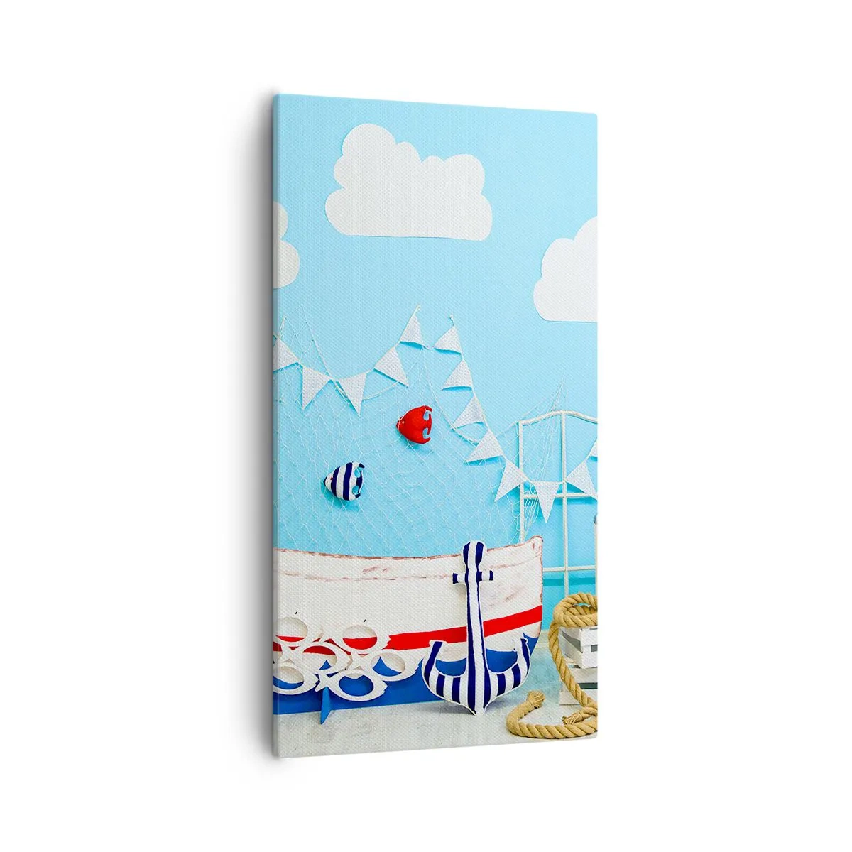 Tablou pe pânză - Dorința copilărească de aventură - 55x100 cm