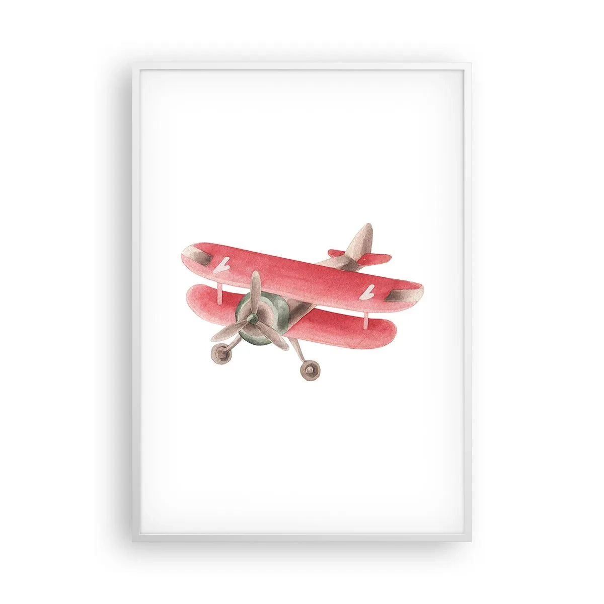 Poster în ramă albă - Gata pentru zboruri la mare înălțime - 70x100 cm