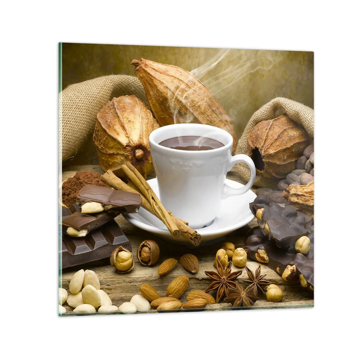 Tablou pe sticlă - Pentru amatorii de senzații tari - 60x60 cm