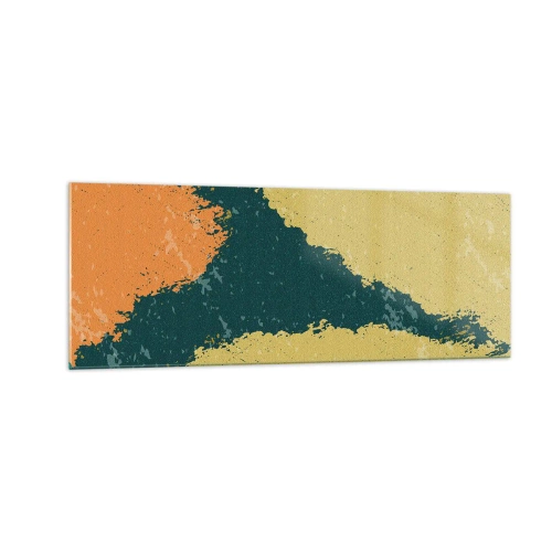 Tablou pe sticlă - Abstracție - în slow motion - 140x50 cm