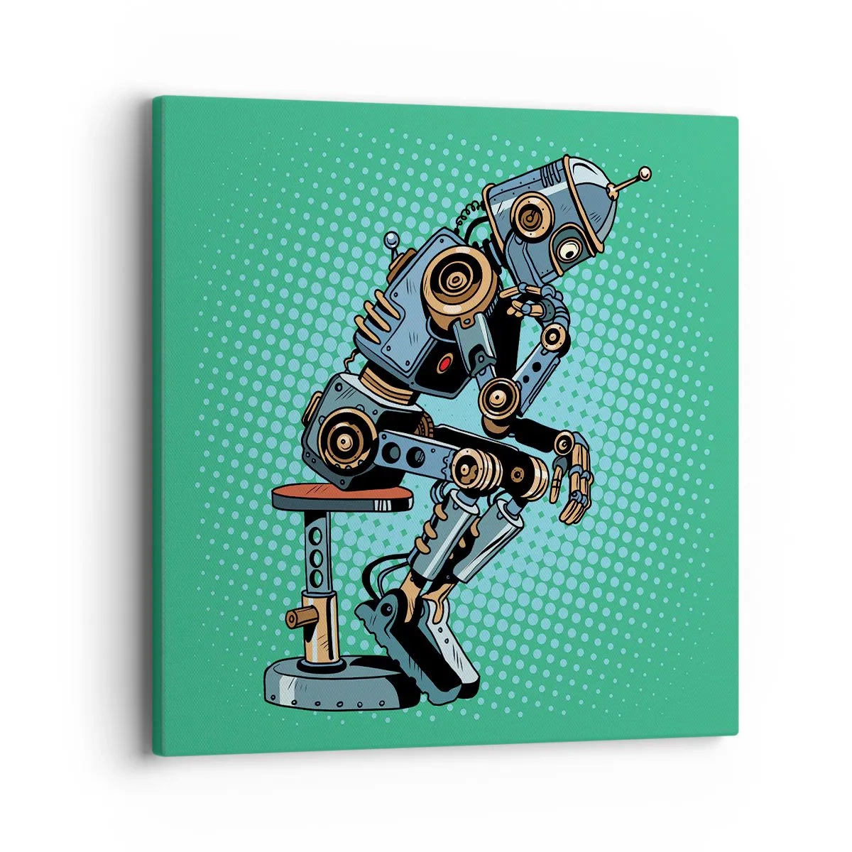 Tablou pe pânză - Peste esența ființei - 40x40 cm