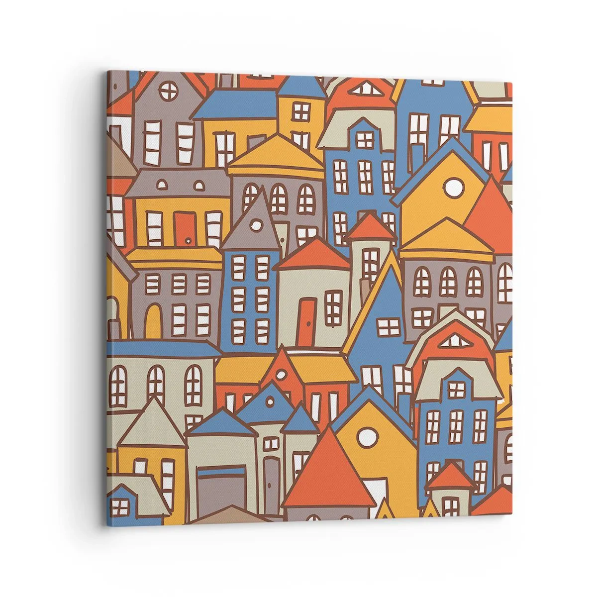 Tablou pe pânză - În spatele casei - 70x70 cm