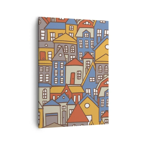 Tablou pe pânză - În spatele casei - 50x70 cm