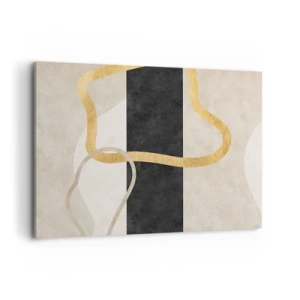 Tablou pe pânză - Forme înbuclite - 100x70 cm