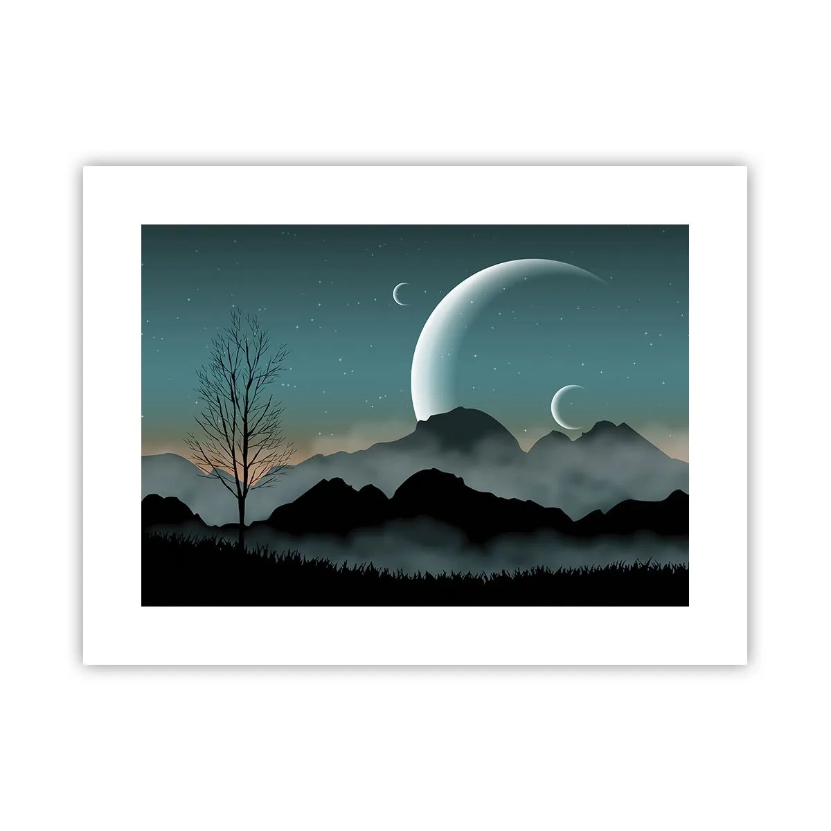Poster - Carnavalul unei nopți înstelate - 40x30 cm
