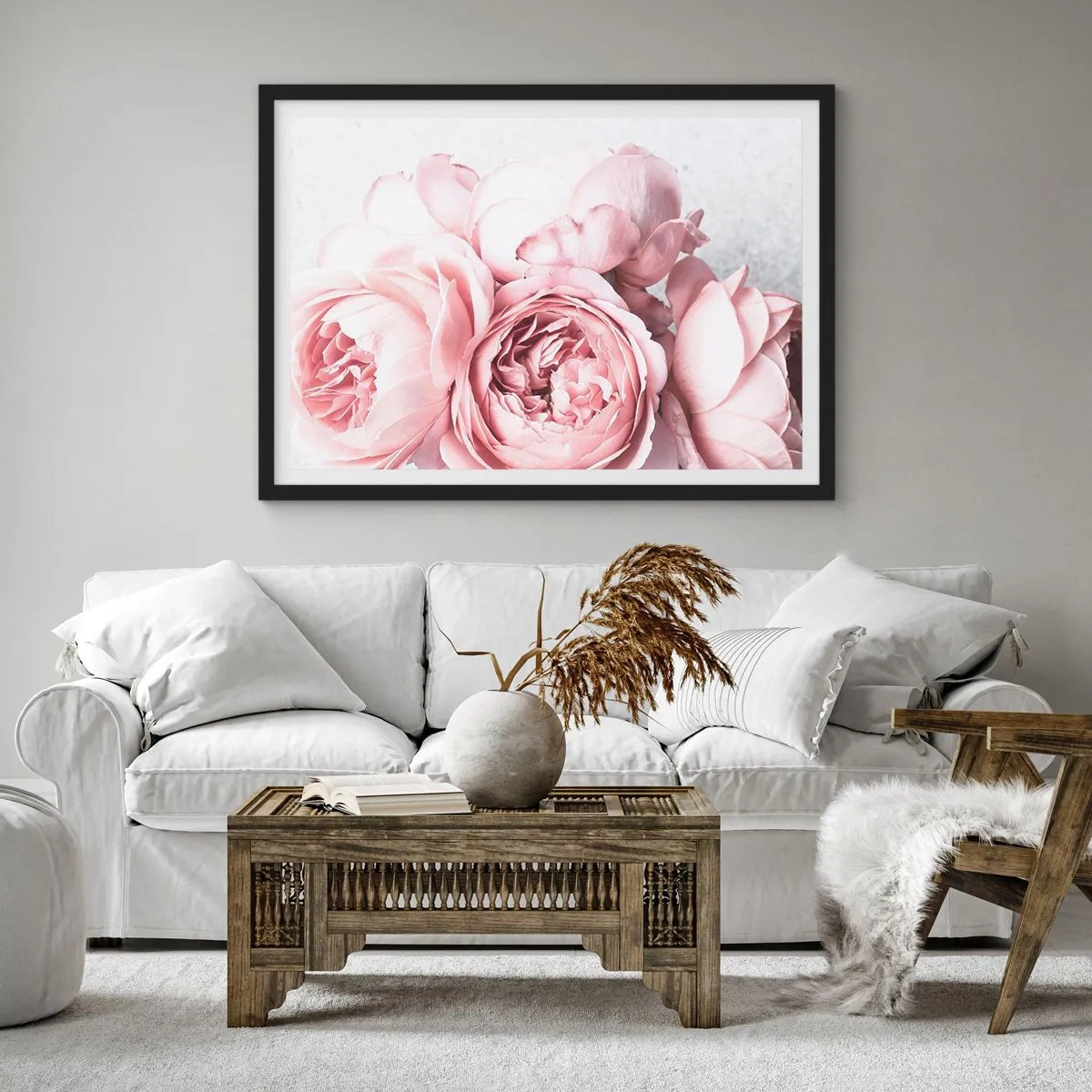 Poster în ramă neagră - Pentru romantici - 91x61 cm