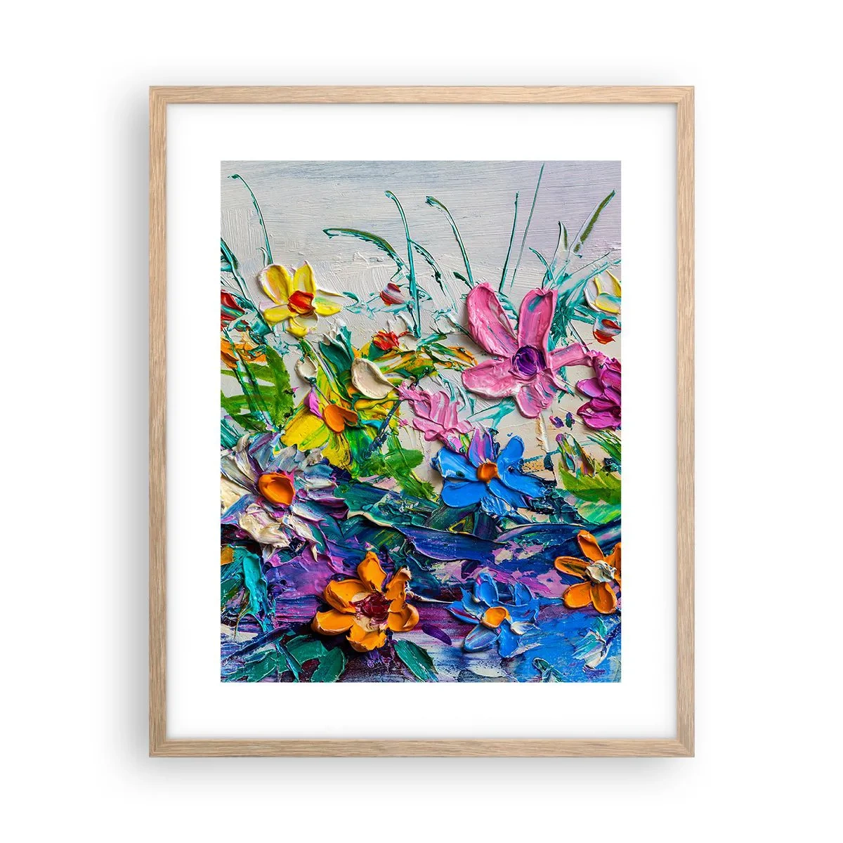 Poster în ramă de stejar deschis - Nu este deloc o natură moartă - 40x50 cm