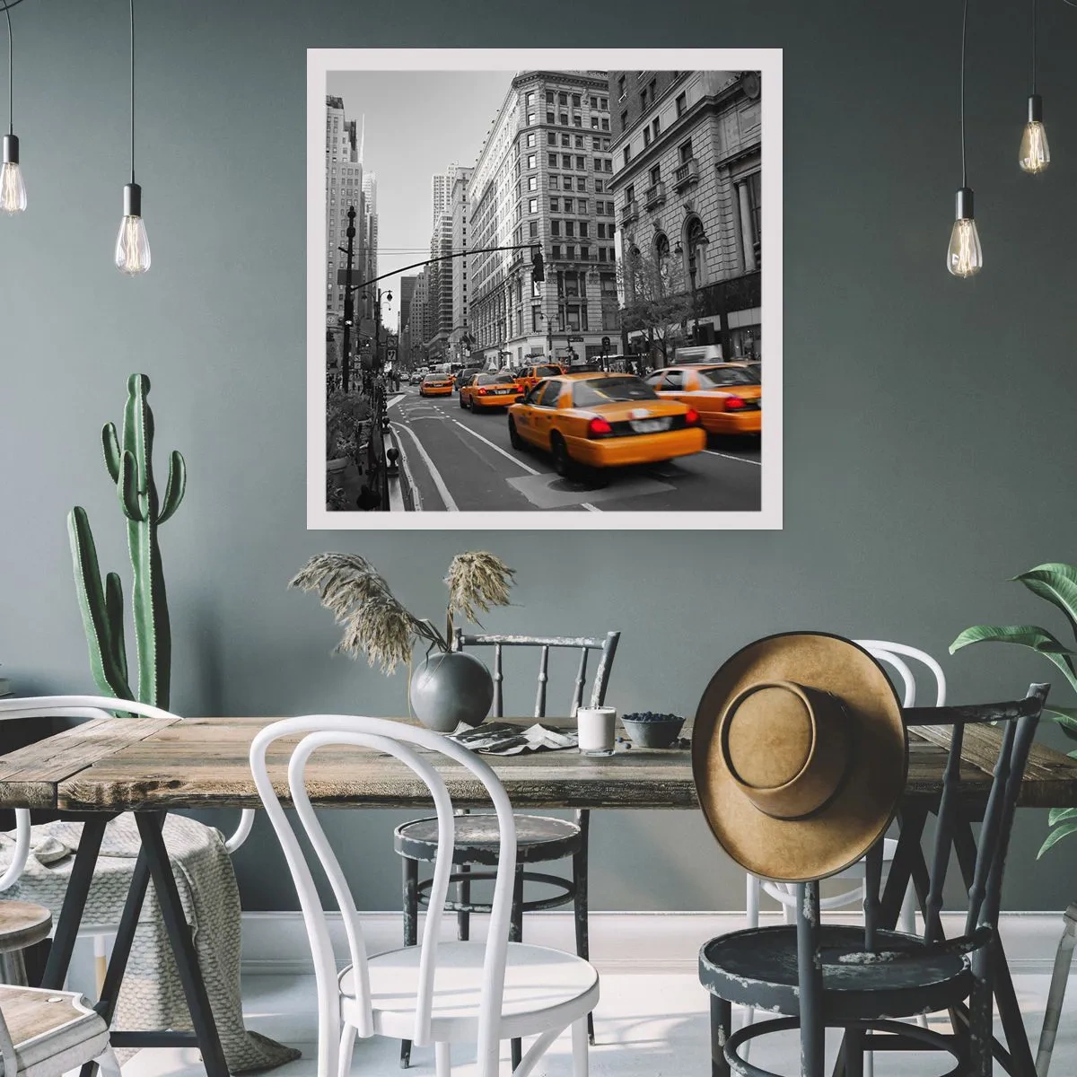 Poster - Soarele marelui oraș - 50x50 cm