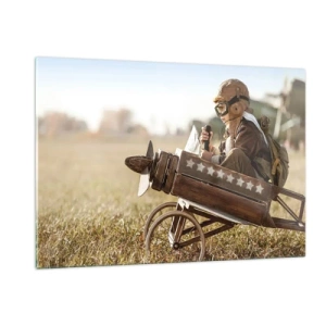 Tablou pe sticlă - Porniți spre vis - 120x80 cm