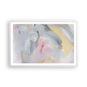 Poster în ramă albă - Într-o lume de pastel - 91x61 cm