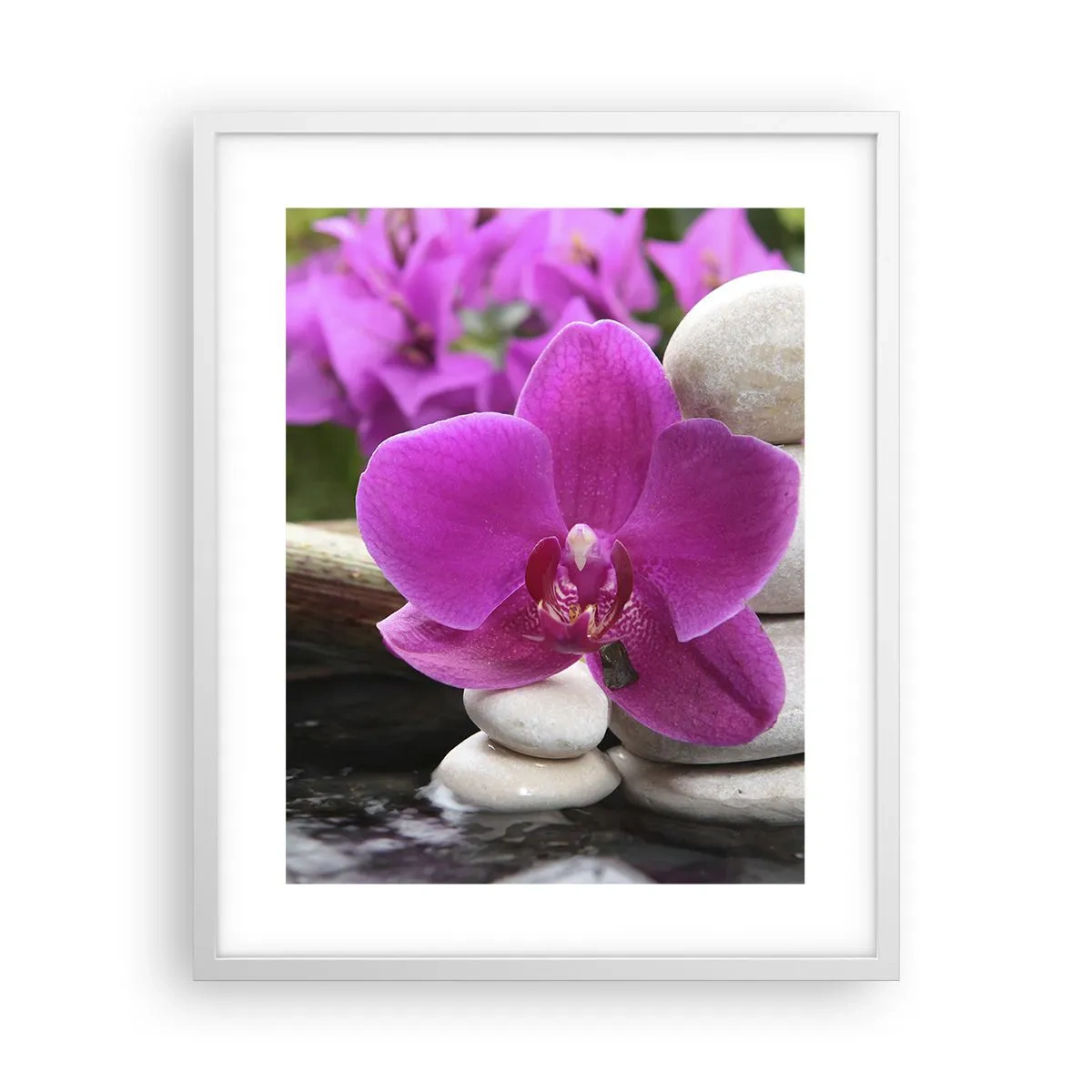 Poster în ramă albă - Te odihnești deja - 40x50 cm