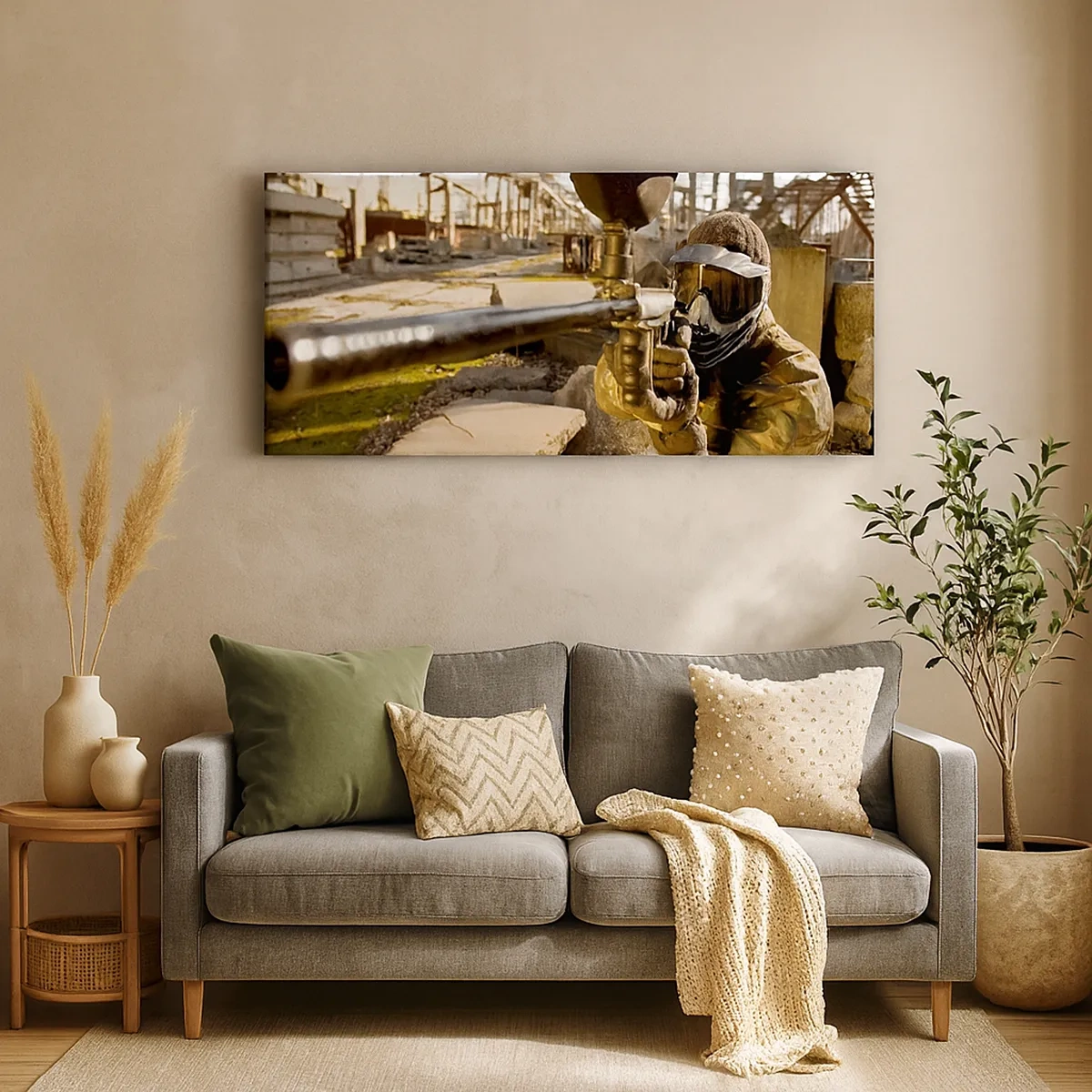 Tablou pe pânză - Și tu poți fi erou - 30x30 cm