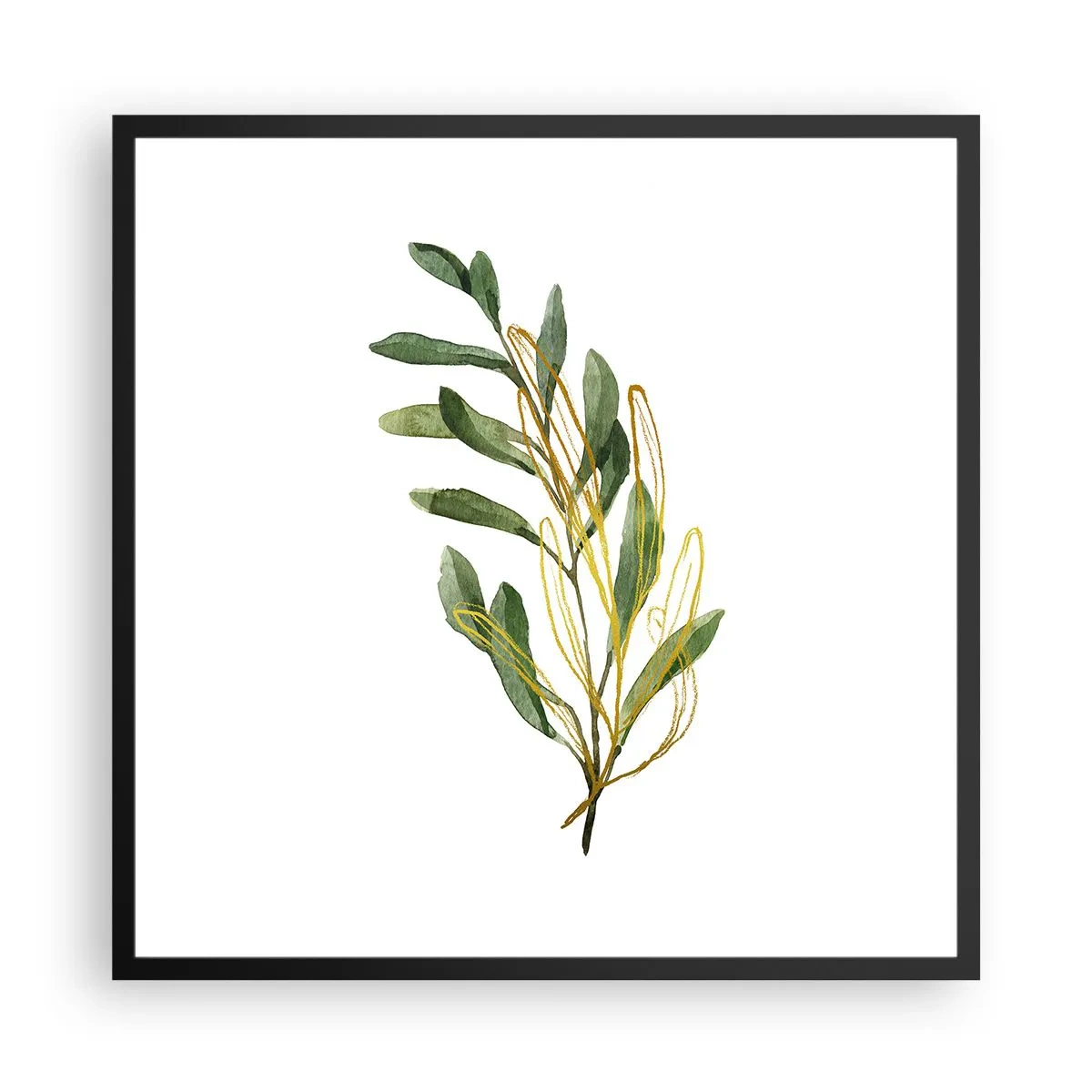 Poster în ramă neagră - Toate cele bune - 60x60 cm