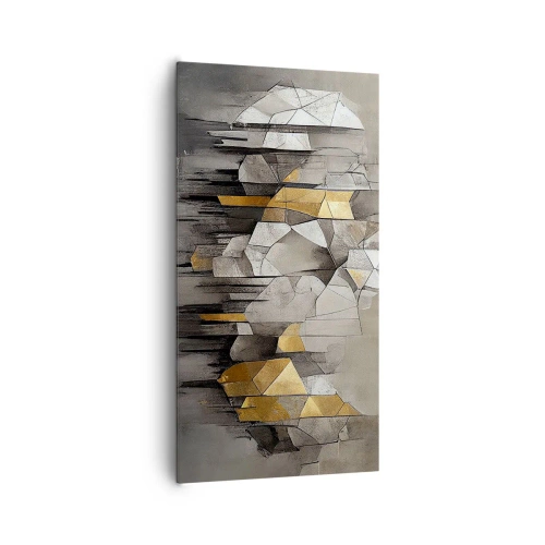 Tablou pe pânză - Compoziție de gheață și lumină - 65x120 cm