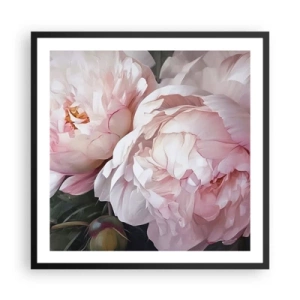 Poster în ramă neagră - Oprit din înflorire - 60x60 cm