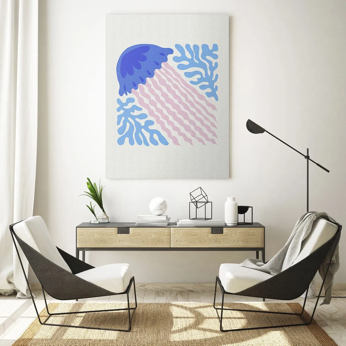 Tablou pe sticlă - Ca și cum ar fi din altă lume - 50x70 cm