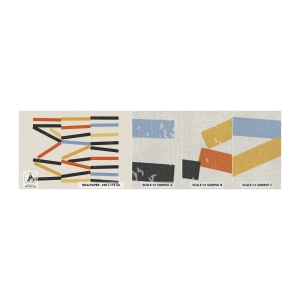 Mostră tapet Premium Canvas - Compoziție la nivel - Minimalism, Hipster, Contemporan - 100x30 cm