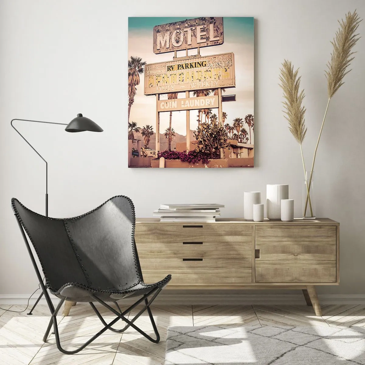 Tablou pe sticlă - Timpul s-a oprit aici - 50x70 cm