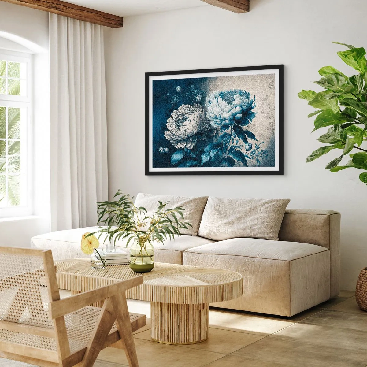 Poster în ramă neagră - Pereche asortată - 70x50 cm