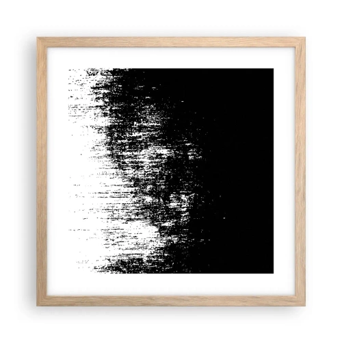 Poster în ramă de stejar deschis - Iar câștigătorul este... - 40x40 cm