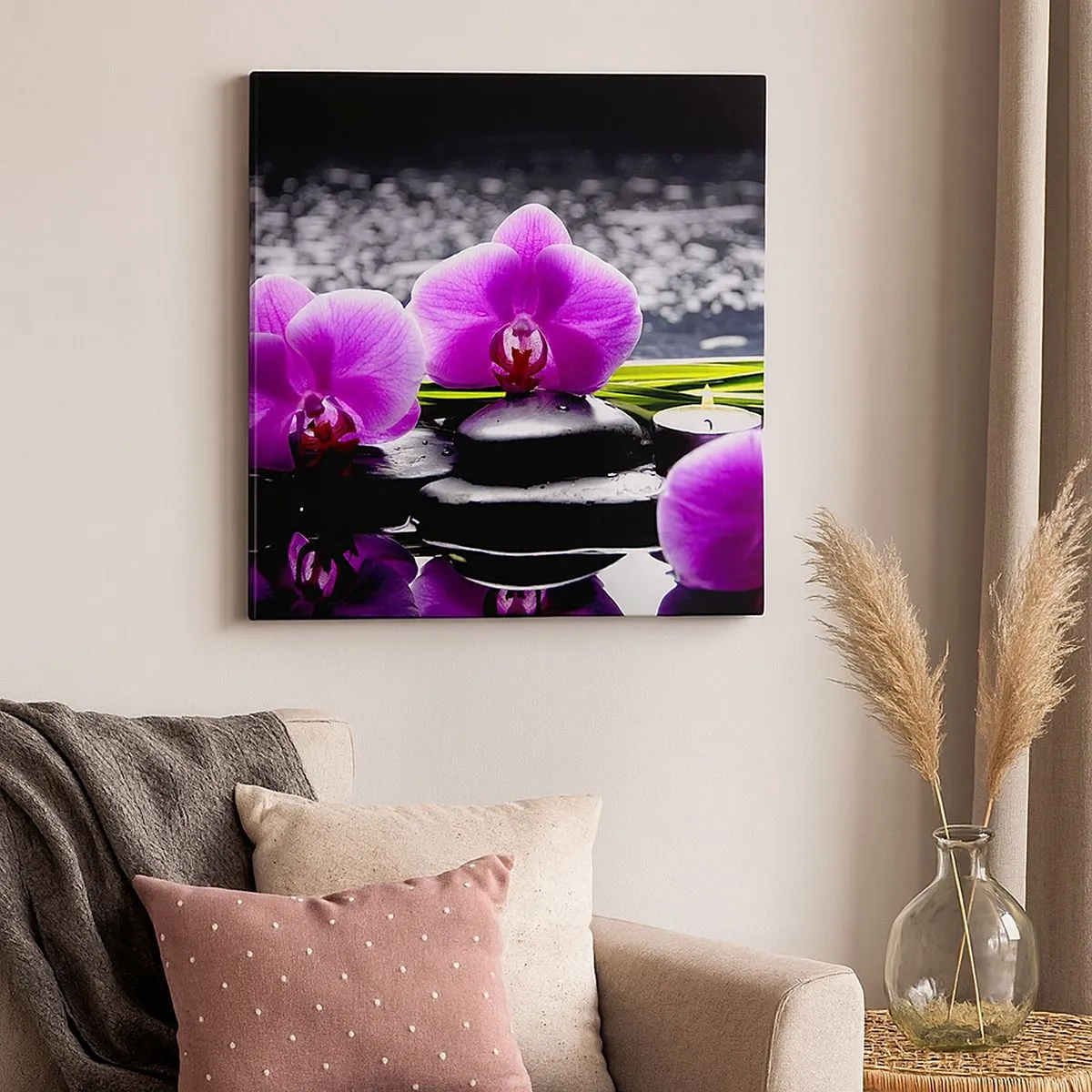 Tablou pe pânză - Să te scufunzi în pace și liniște - 30x30 cm