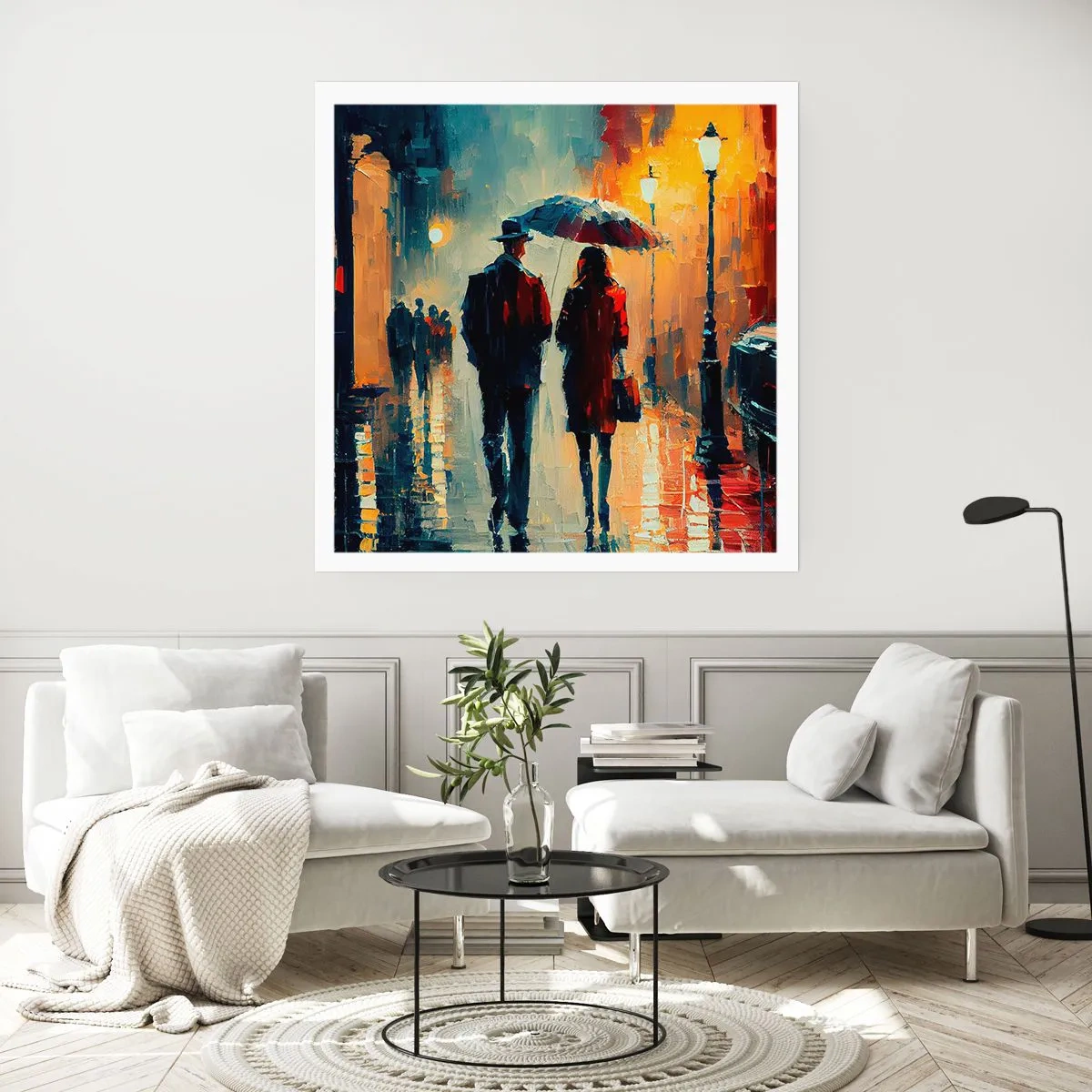 Poster - Poveste de dragoste urbană - 30x30 cm