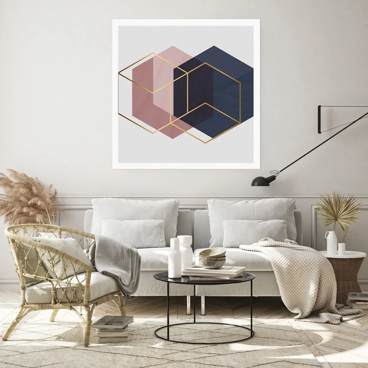 Poster - Puterea simplității - 60x60 cm