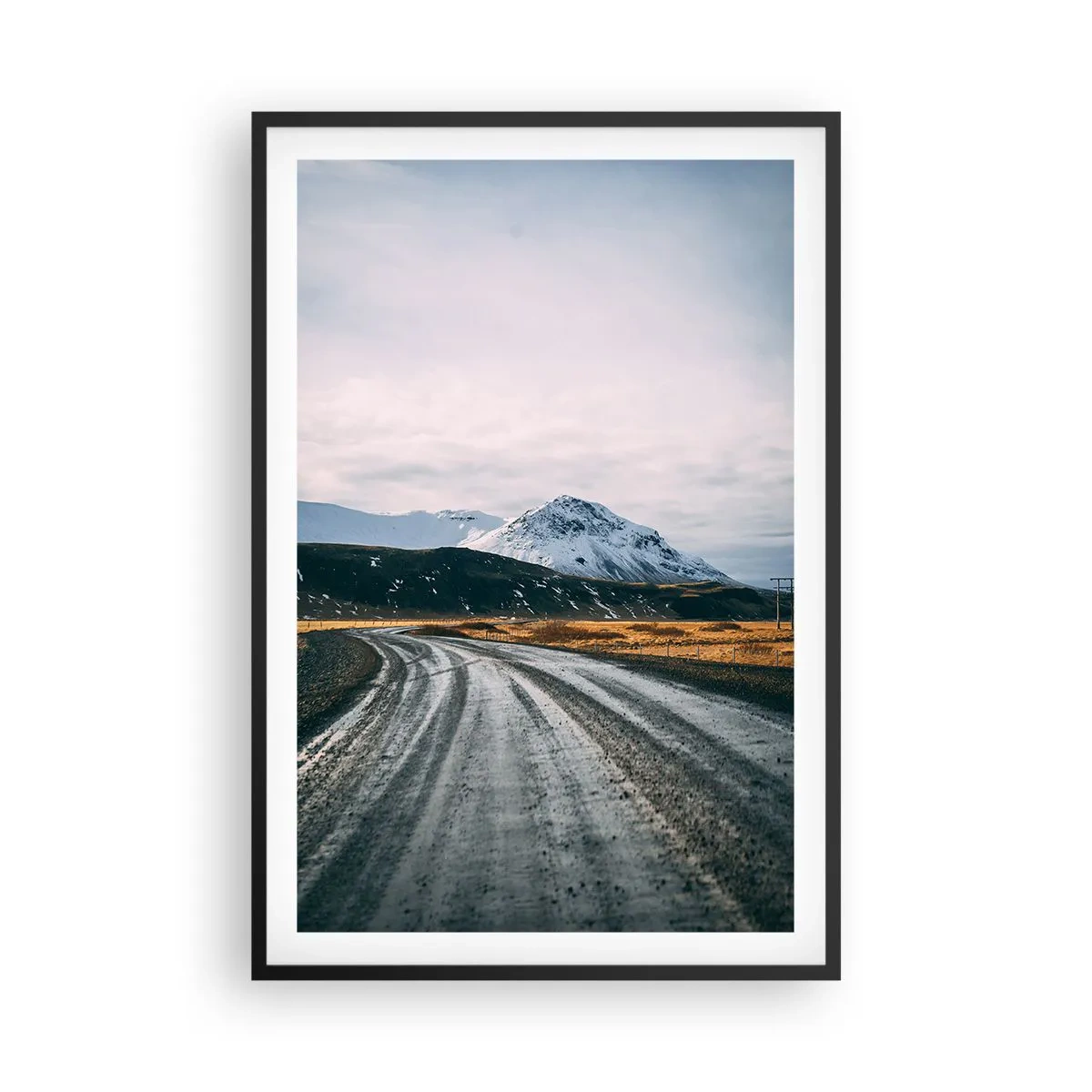 Poster în ramă neagră - În stilul islandez - 61x91 cm