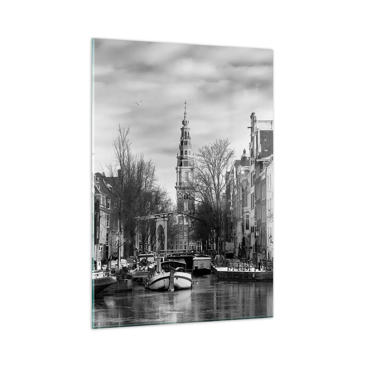 Tablou pe sticlă - Amsterdam vibes - 50x70 cm