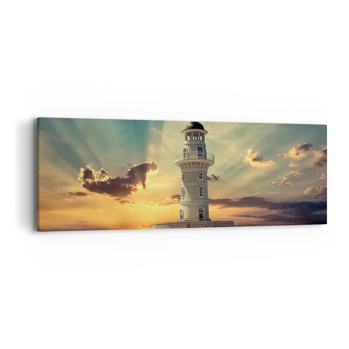 Tablou pe pânză - Lumină - Bunătate - Frumusețe - 90x30 cm