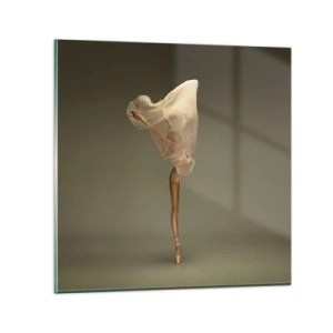 Tablou pe sticlă - Pe cale să zboare - 70x70 cm