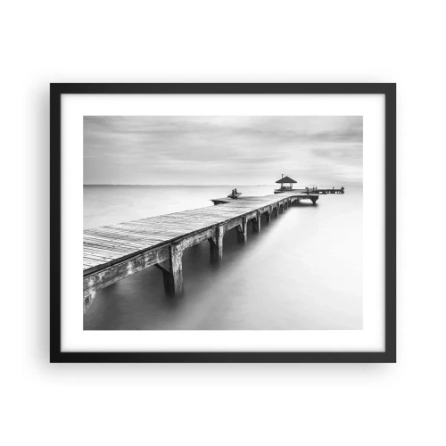 Poster în ramă neagră - În depărtare - 50x40 cm