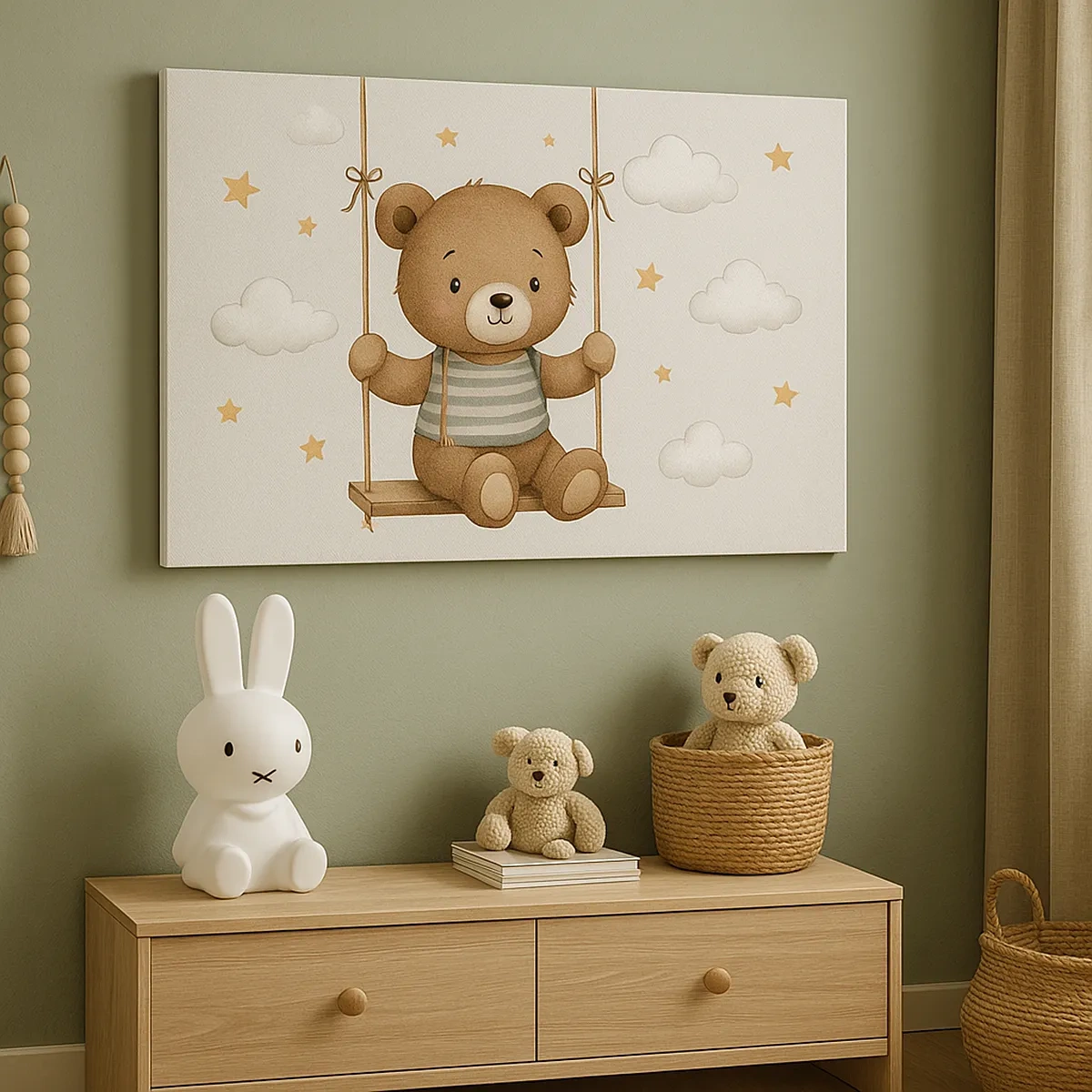 Tablou pe pânză - Cursa spre lumină - 30x30 cm