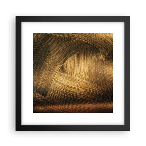Poster în ramă neagră - Într-un labirint de aur - 30x30 cm