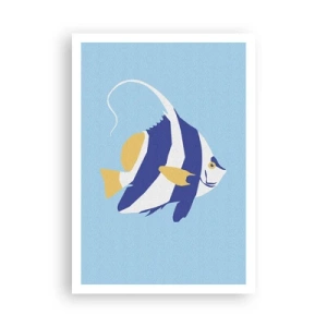 Poster - Frumoasa din apele tropicale - 70x100 cm