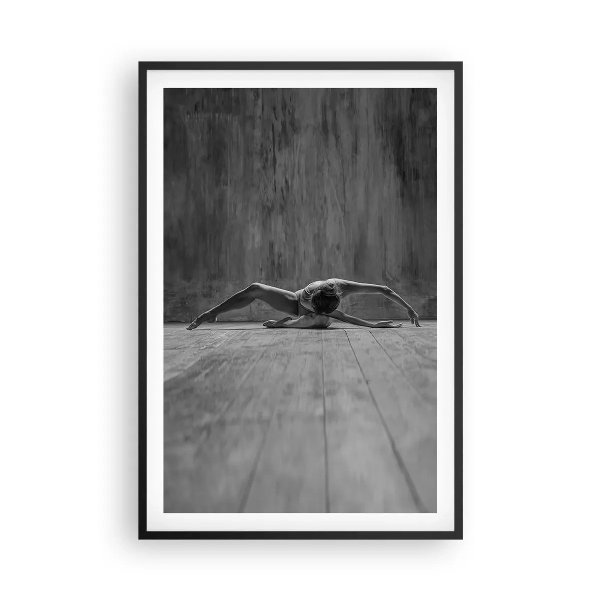 Poster în ramă neagră - Simetria găsită - 61x91 cm